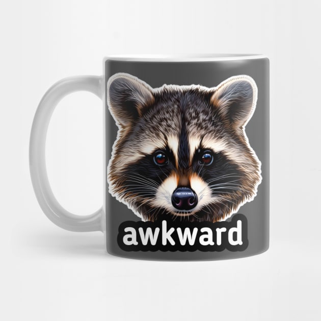 Awkward Trash Panda Raccoon by MaystarUniverse